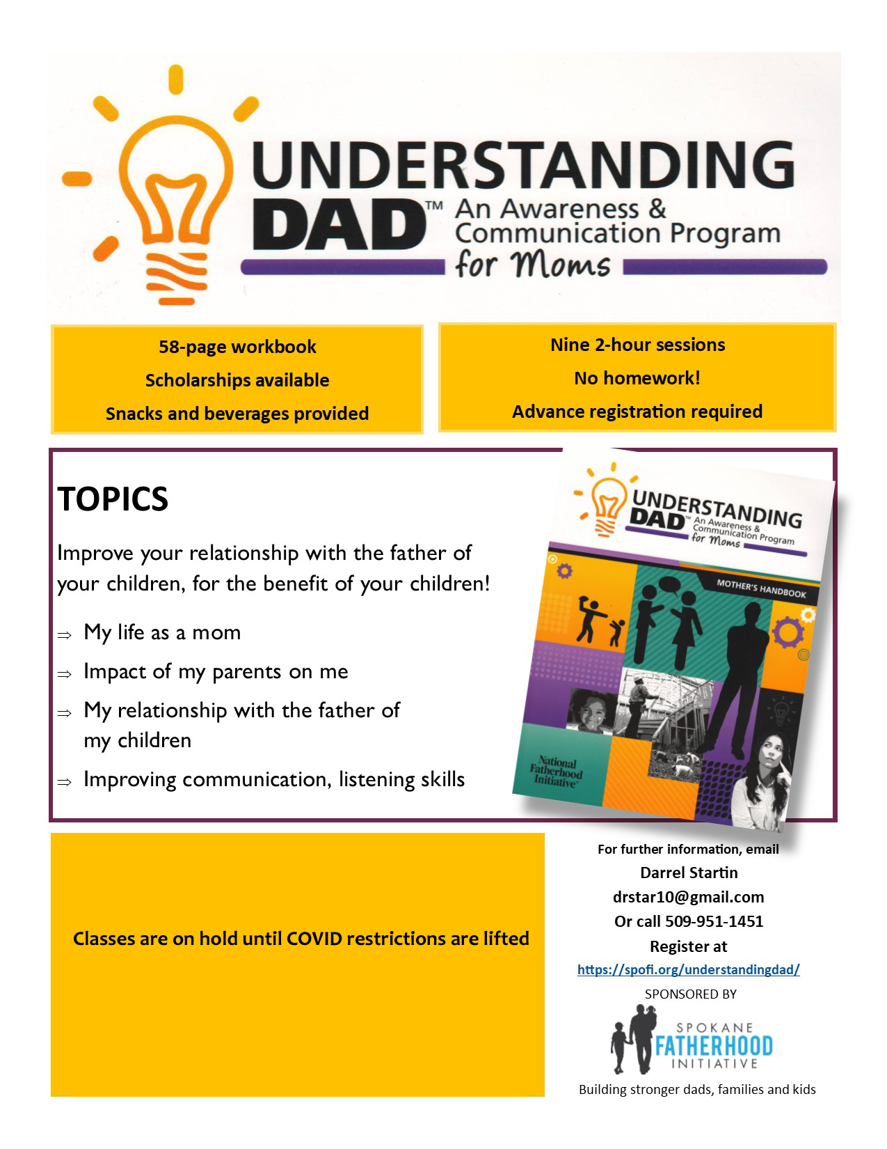 Understanding Dad flyer March 2020 COVID Hold Understanding Dad flyer March 2020 COVID Hold