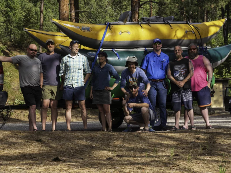 Ten years of changed dads: SpoFI celebrates a decade of transforming fathers and families 19 Dads AF Rafting Group Photo at the Pull-out