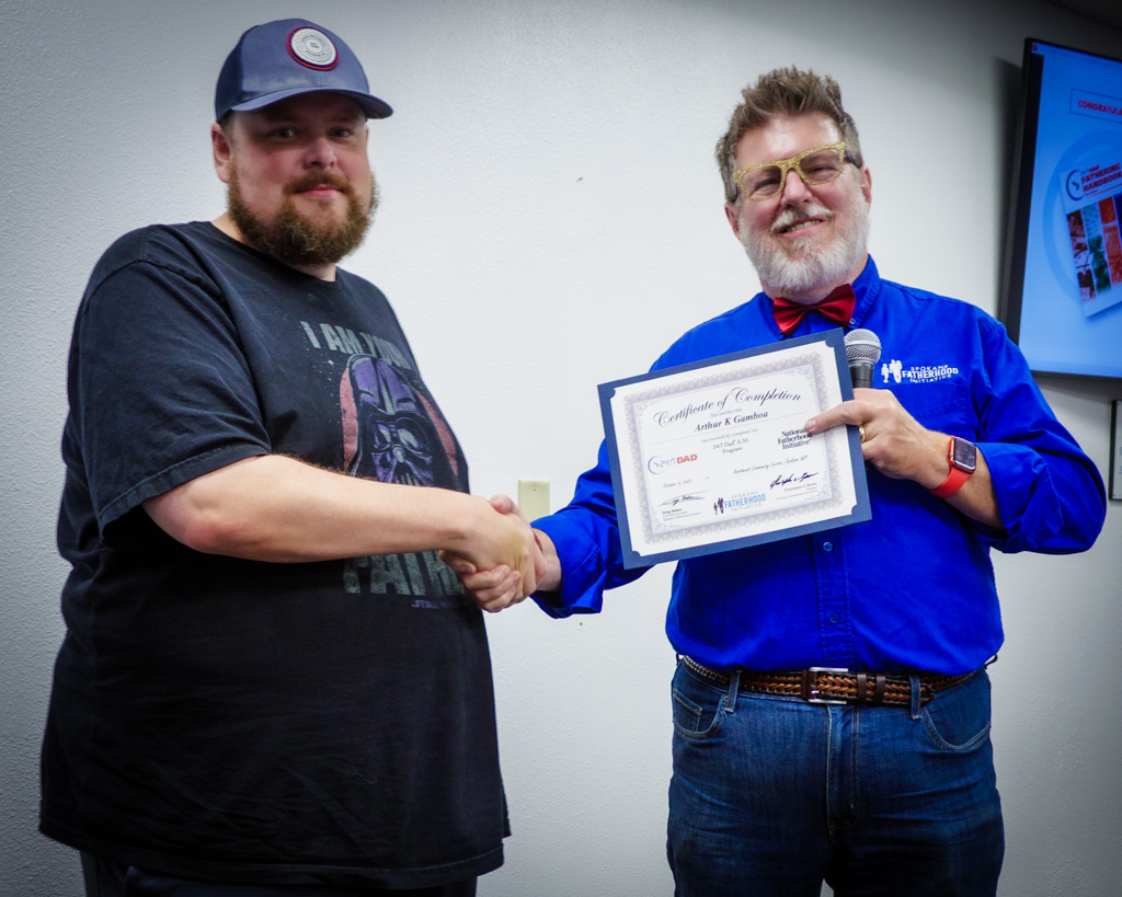 Every certificate tells a story of perseverance, faith, and fatherhood restored.