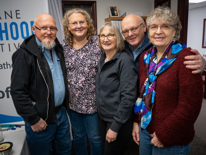 Ten years of changed dads: SpoFI celebrates a decade of transforming fathers and families 15 Ron Hauenstein with wife Becky and siblings at SpoFI 10th anniversary celebration January 2026 Spokane