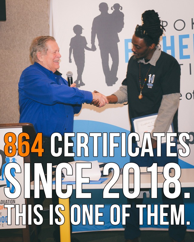 SpoFI's 100th 24-7 Dad class graduation recap: a night eight years in the making 9 Omari K., graduate of SpoFI's 100th 24-7 Dad class, holds his certificate of completion at The Hive in Spokane, April 10, 2026