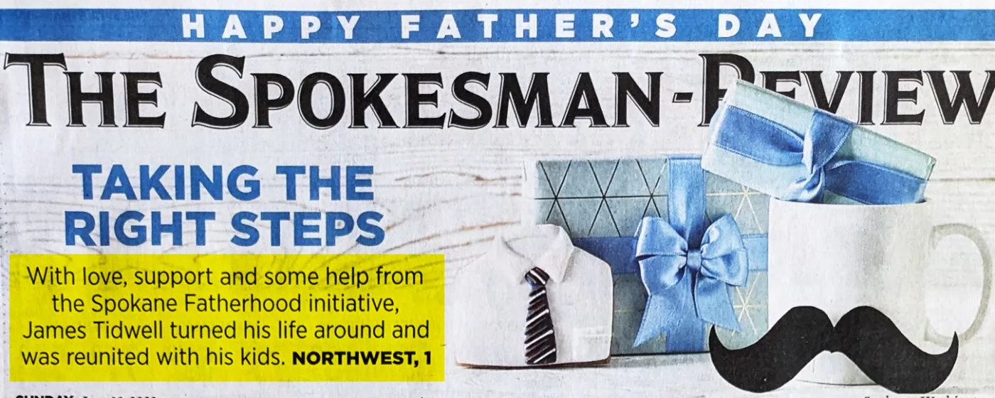 spokesman review front page fathers day